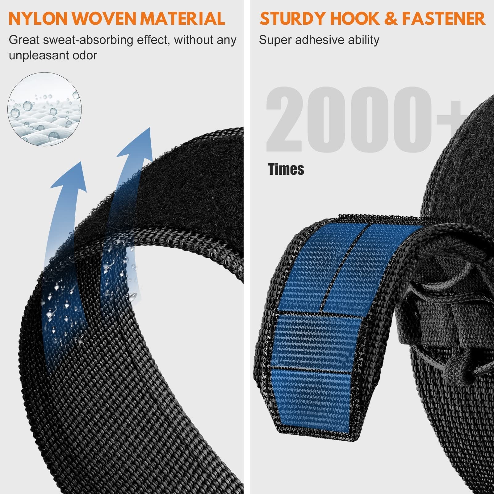 Nylon Loop Velcro Strap For Garmin-Lengthened Size