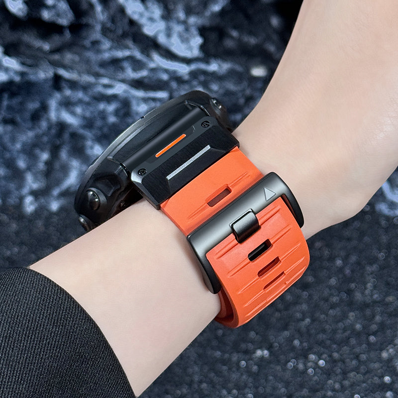 FKM Rubber Band For Garmin Fenix 8 7X 6X