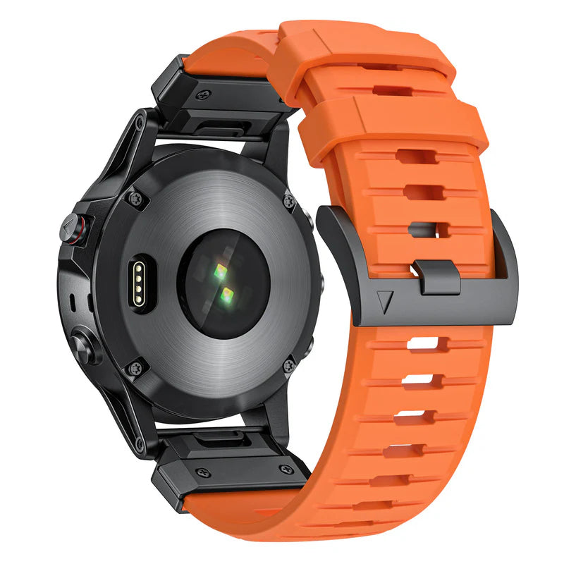 FKM Rubber Band For Garmin Fenix 8 7X 6X