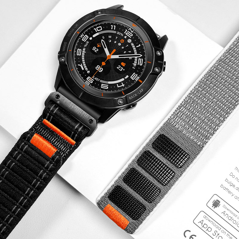 Quick Fit Nylon Sport Band For Garmin Fenix 7X/6X/5X