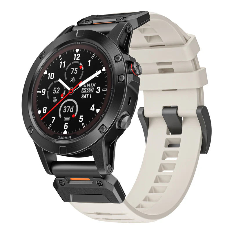 FKM Rubber Band For Garmin Fenix 8 7X 6X