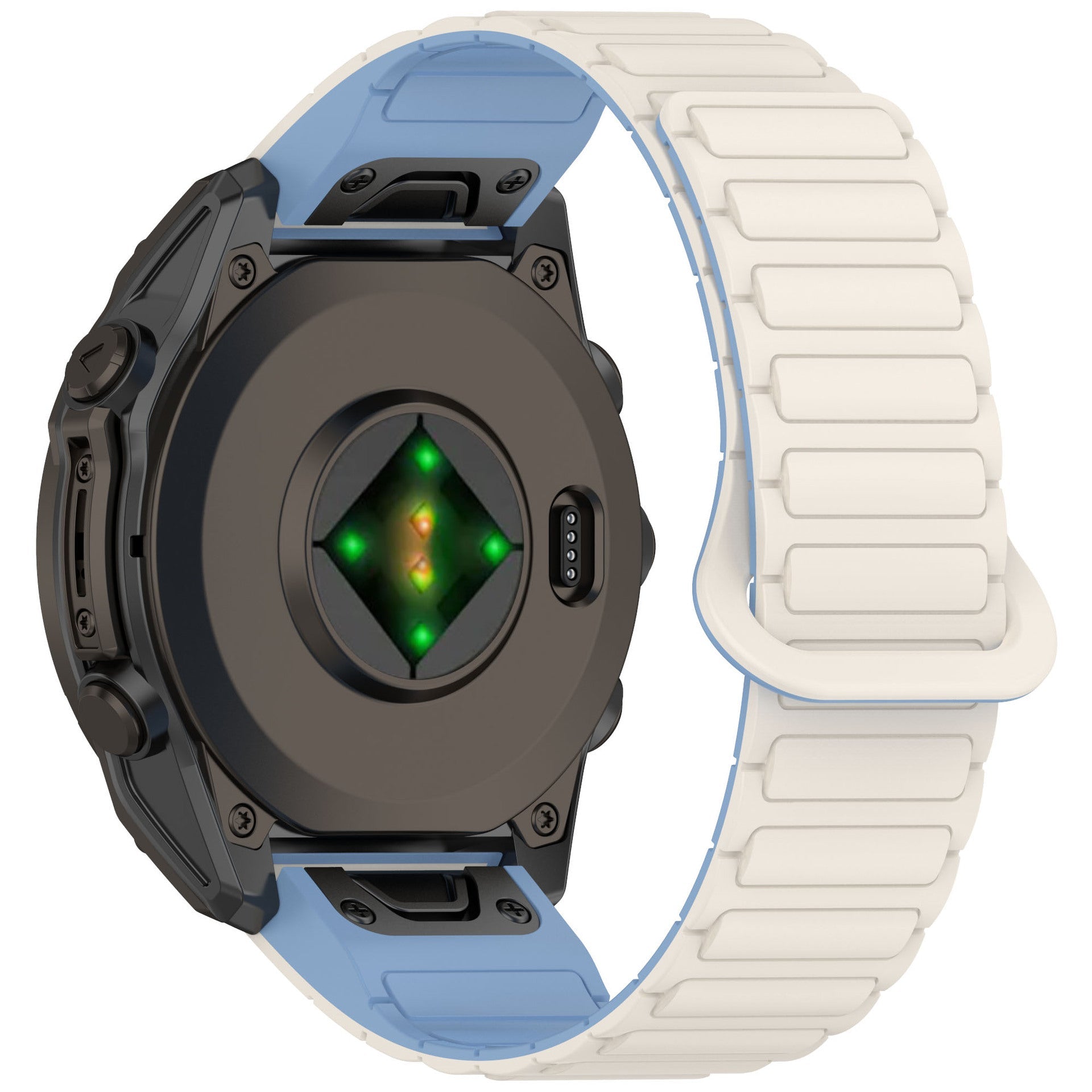 Silicone Magnetic Loop Band For Garmin Fenix 8 5X 6 Pro 6X 7 7X
