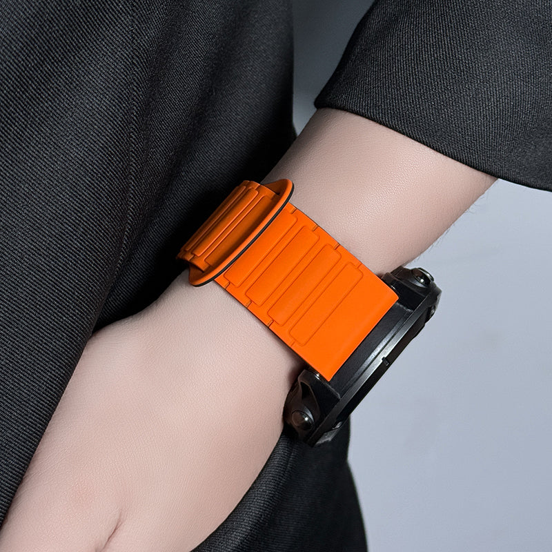 Silicone Magnetic Loop Band For Garmin Fenix 8 5X 6 Pro 6X 7 7X