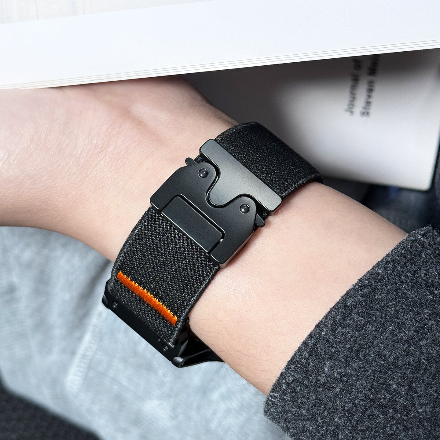 Stretch Sport Nylon Band For  Garmin Watch