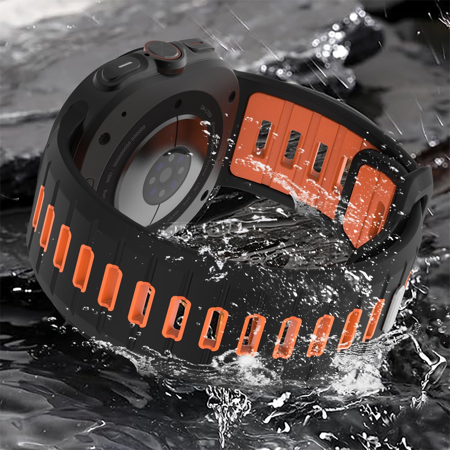 Silicone Sport Wrist Band Strap for Samsung Galaxy Galaxy Watch Ultra 47mm