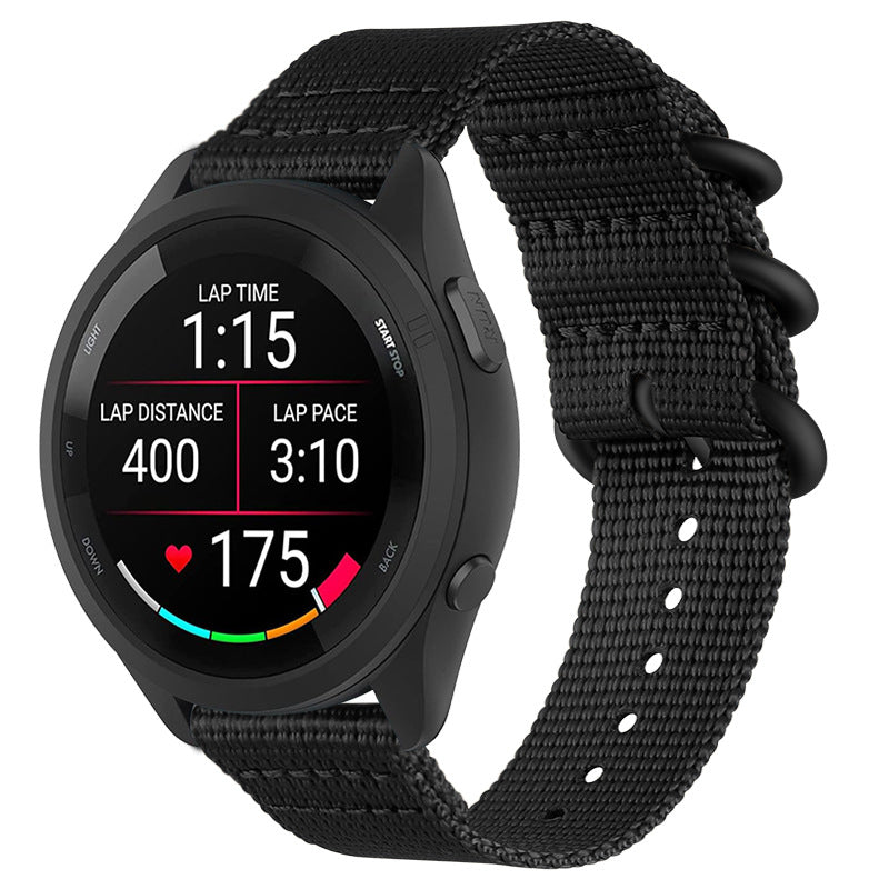 Oval Buckle Design Nylon straps For Venu 3/Venu 2/Forerunner245/255/265
