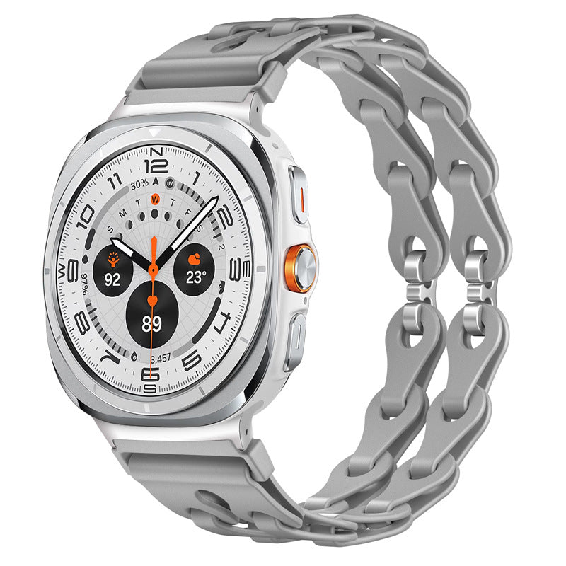 Sport Silicone Watch Band For Samsung Galaxy Galaxy Watch Ultra 47mm