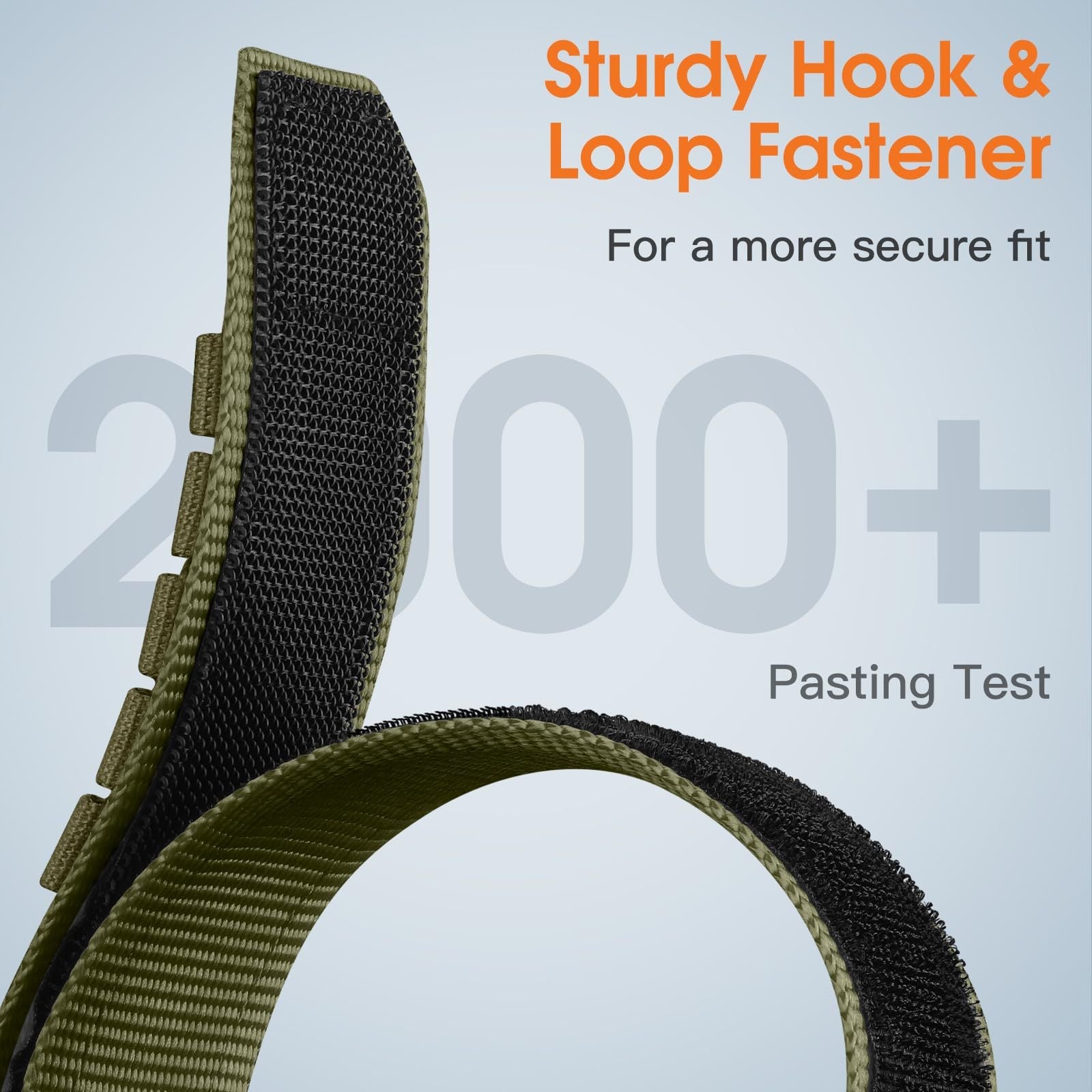 Nylon Canvas Loop Velcro Strap For Samsung Galaxy Watch Ultra/4 5 6 7 Pro