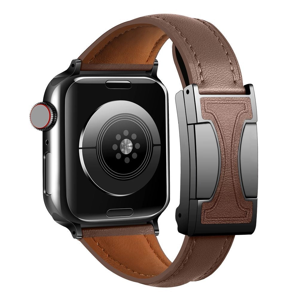 Shiny Leather Band for Apple Watch