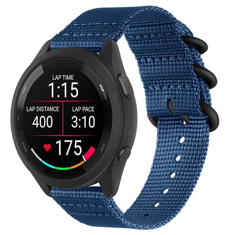 Oval Buckle Design Nylon straps For Venu 3/Venu 2/Forerunner245/255/265