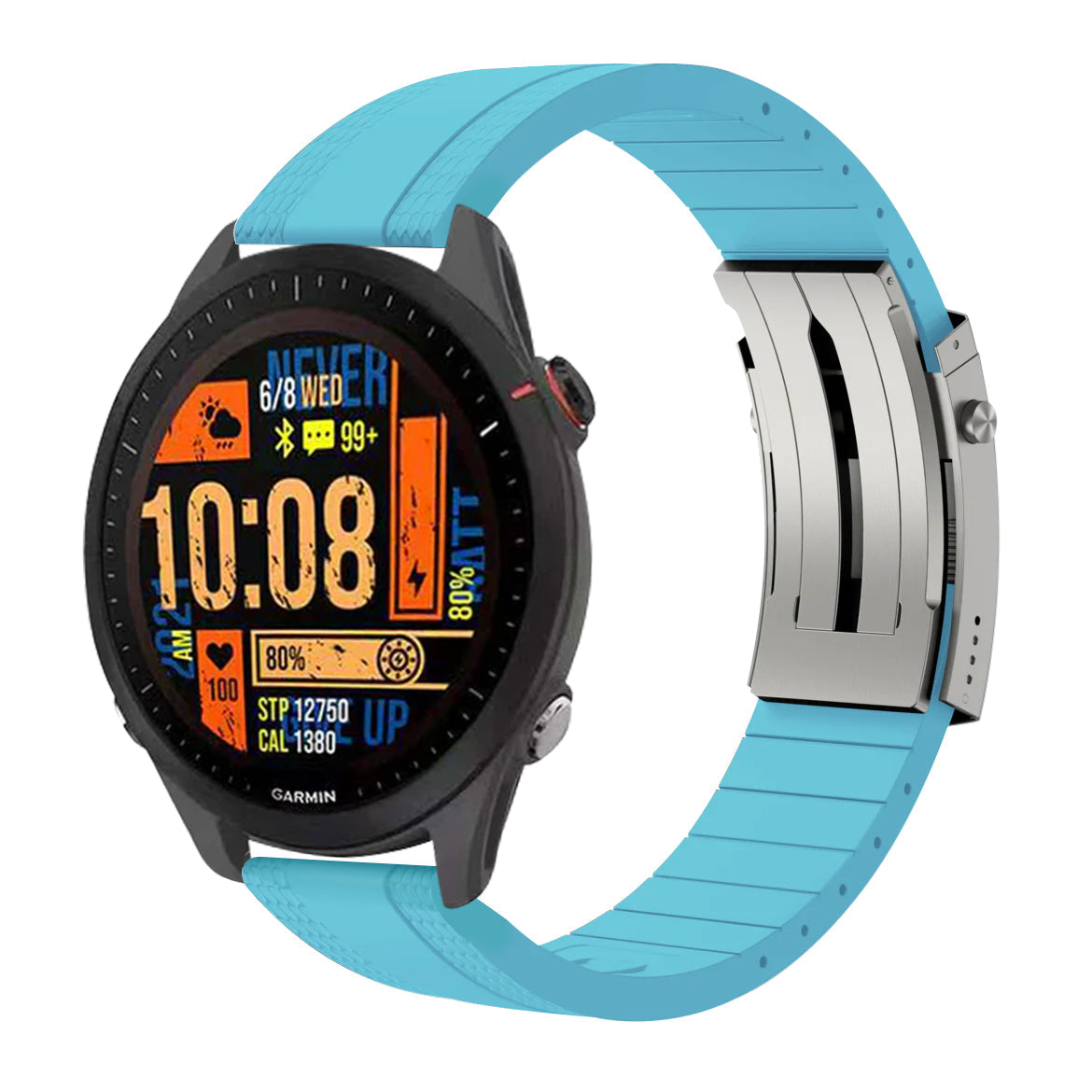 Fluororubber Luxe Band for Garmin Forerunner245/255s/Venu/Venu2