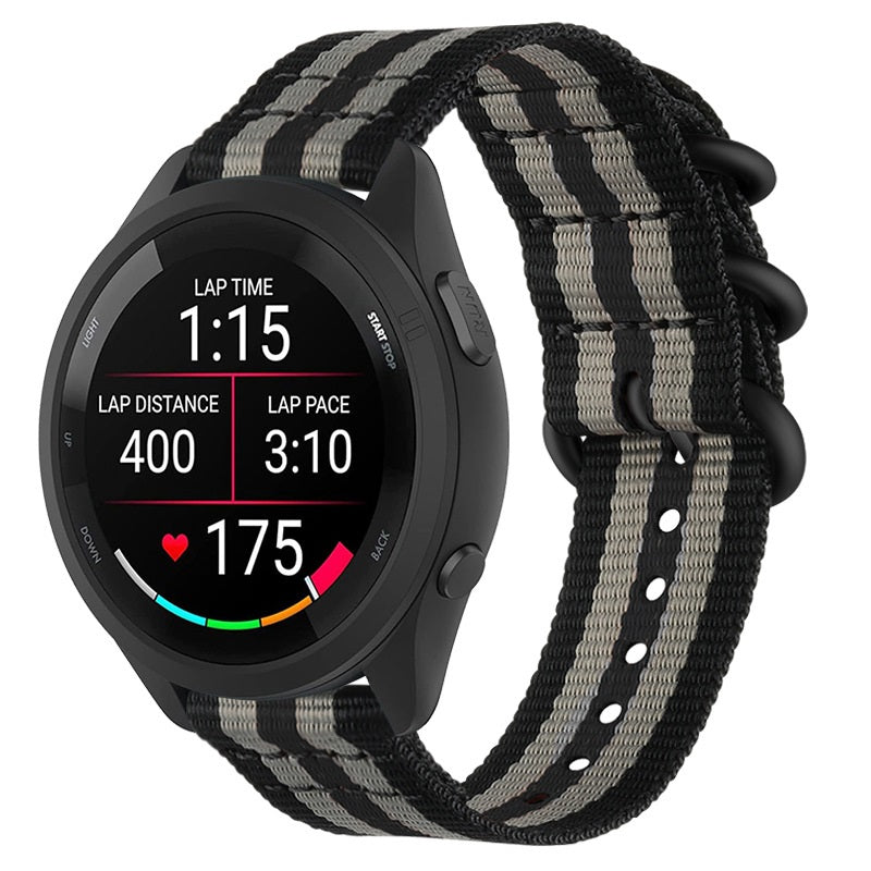 Oval Buckle Design Nylon straps For Venu 3/Venu 2/Forerunner245/255/265
