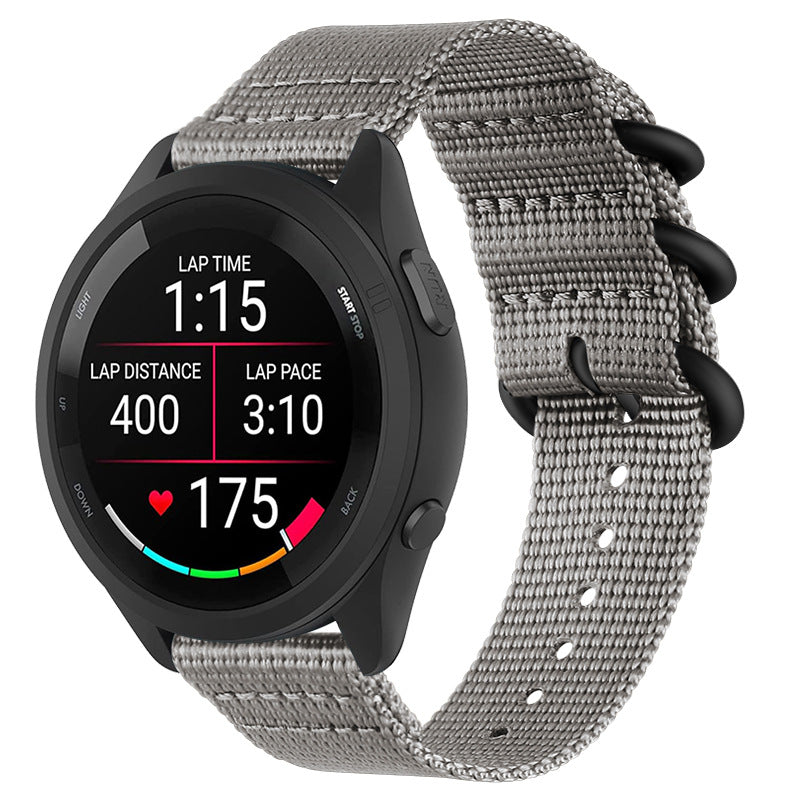 Oval Buckle Design Nylon straps For Venu 3/Venu 2/Forerunner245/255/265