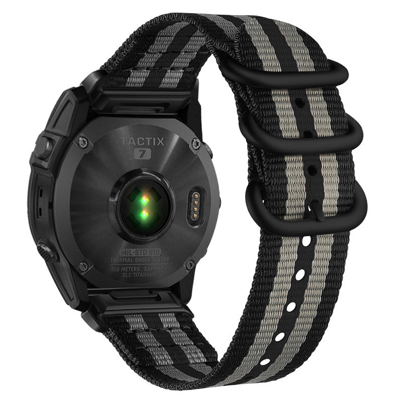 Oval Buckle Design Nylon straps For Garmin