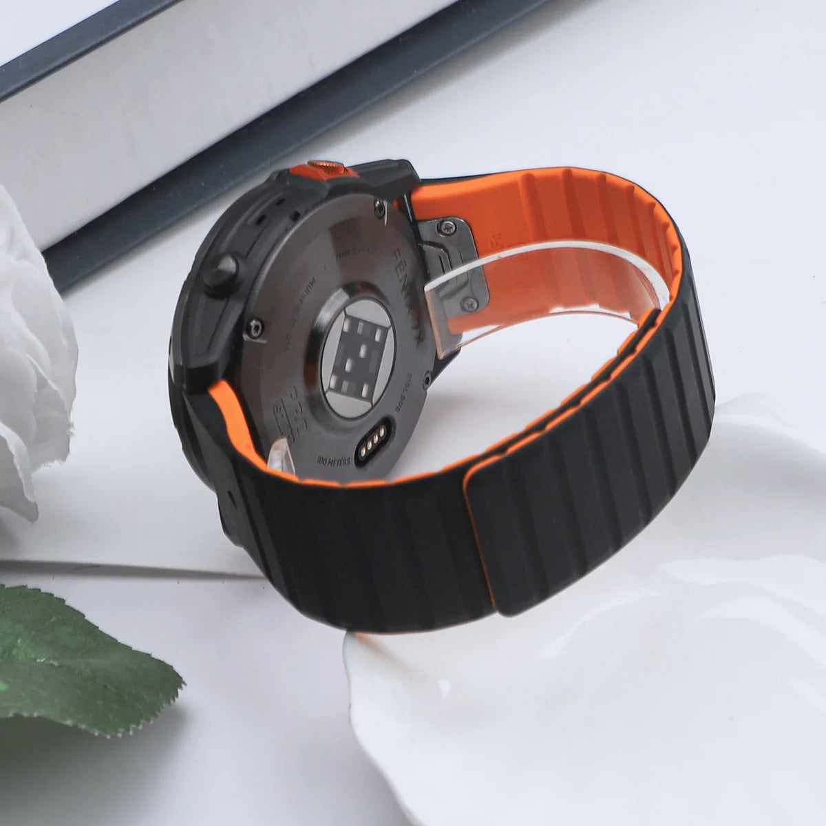 Silicone Magnetic Watch Strap For Garmin Watch