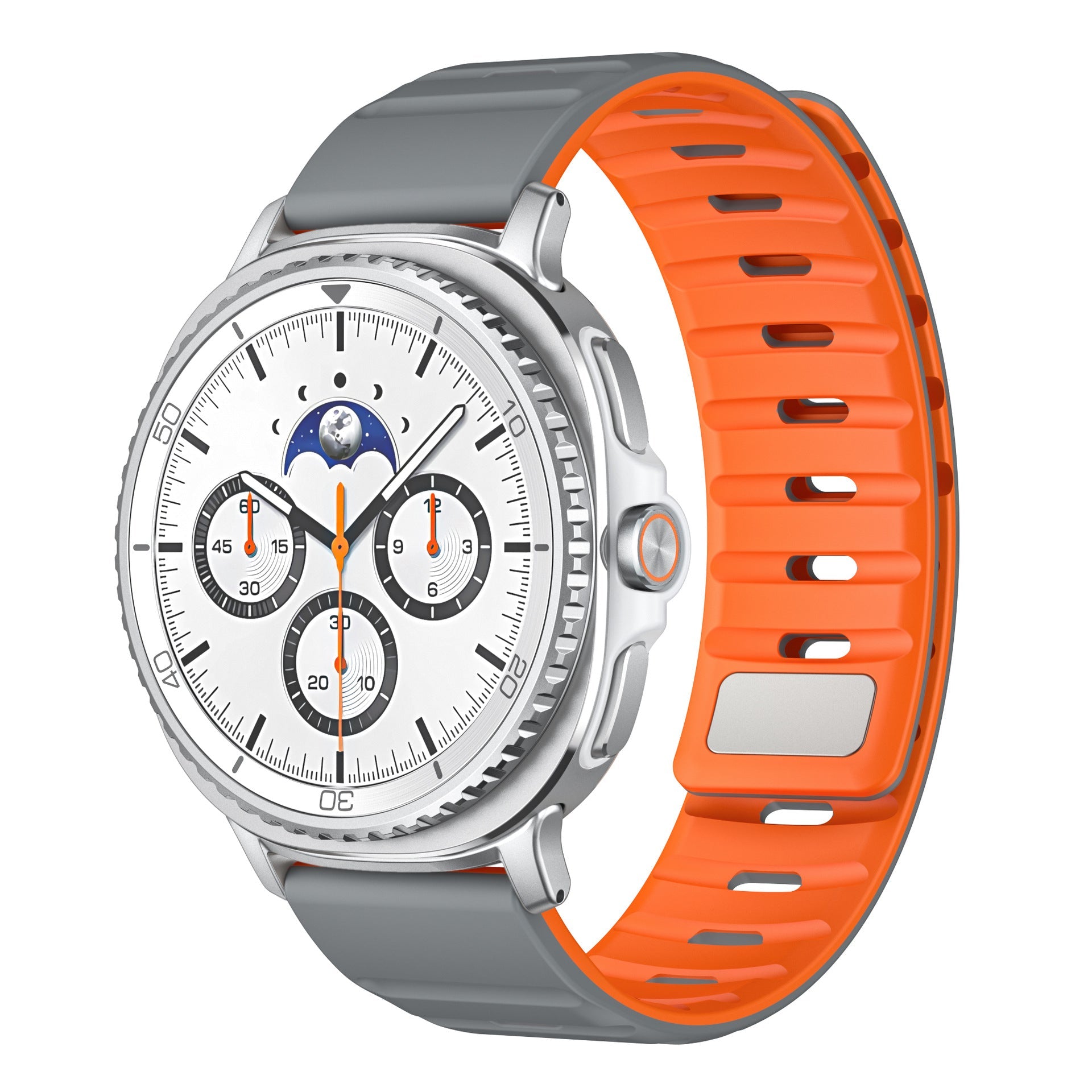 Sport Silicone Magnetic Buckle Watch Strap for Samsung Galaxy Watch 7 Ultra