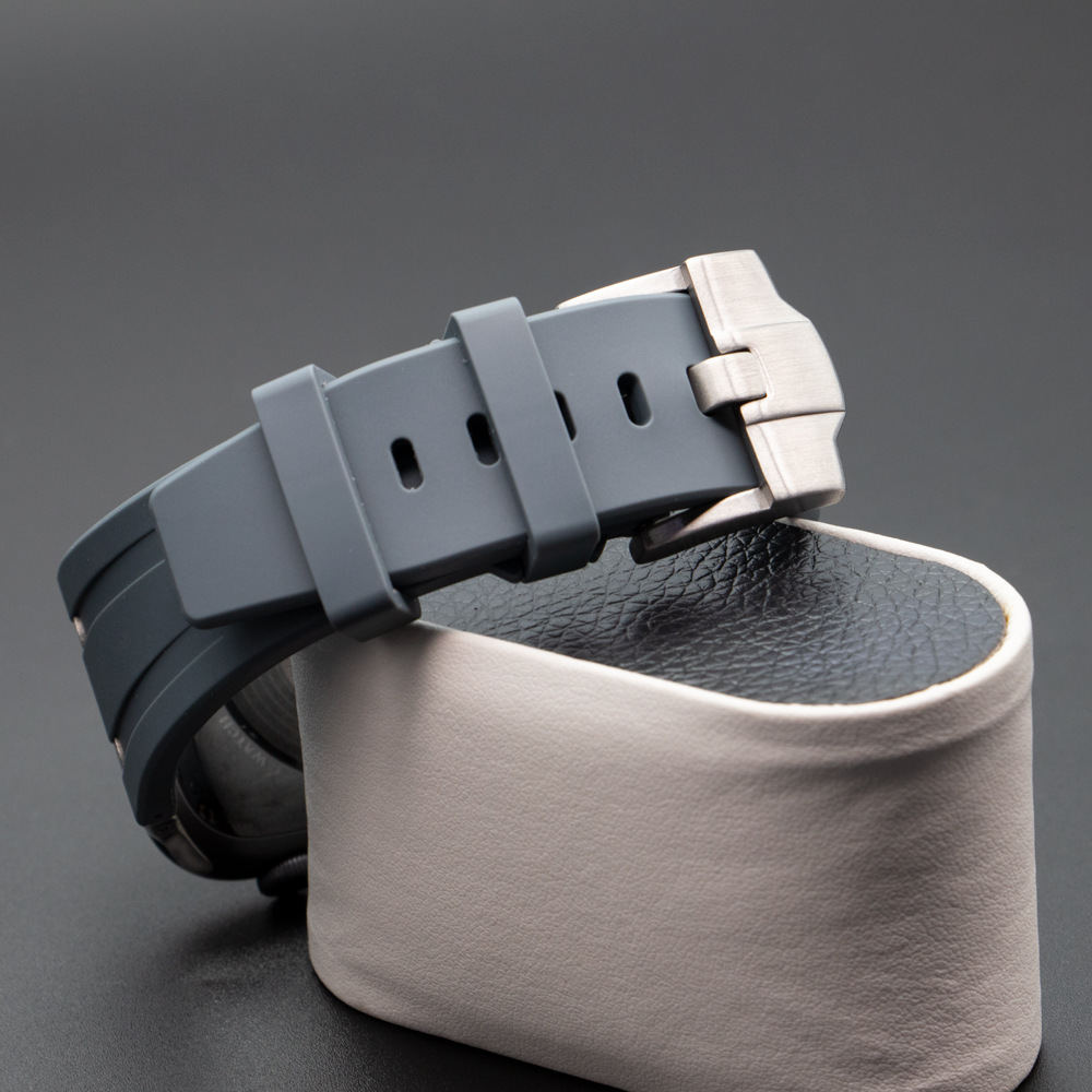 Metal Head Silicone Band For Apple Watch