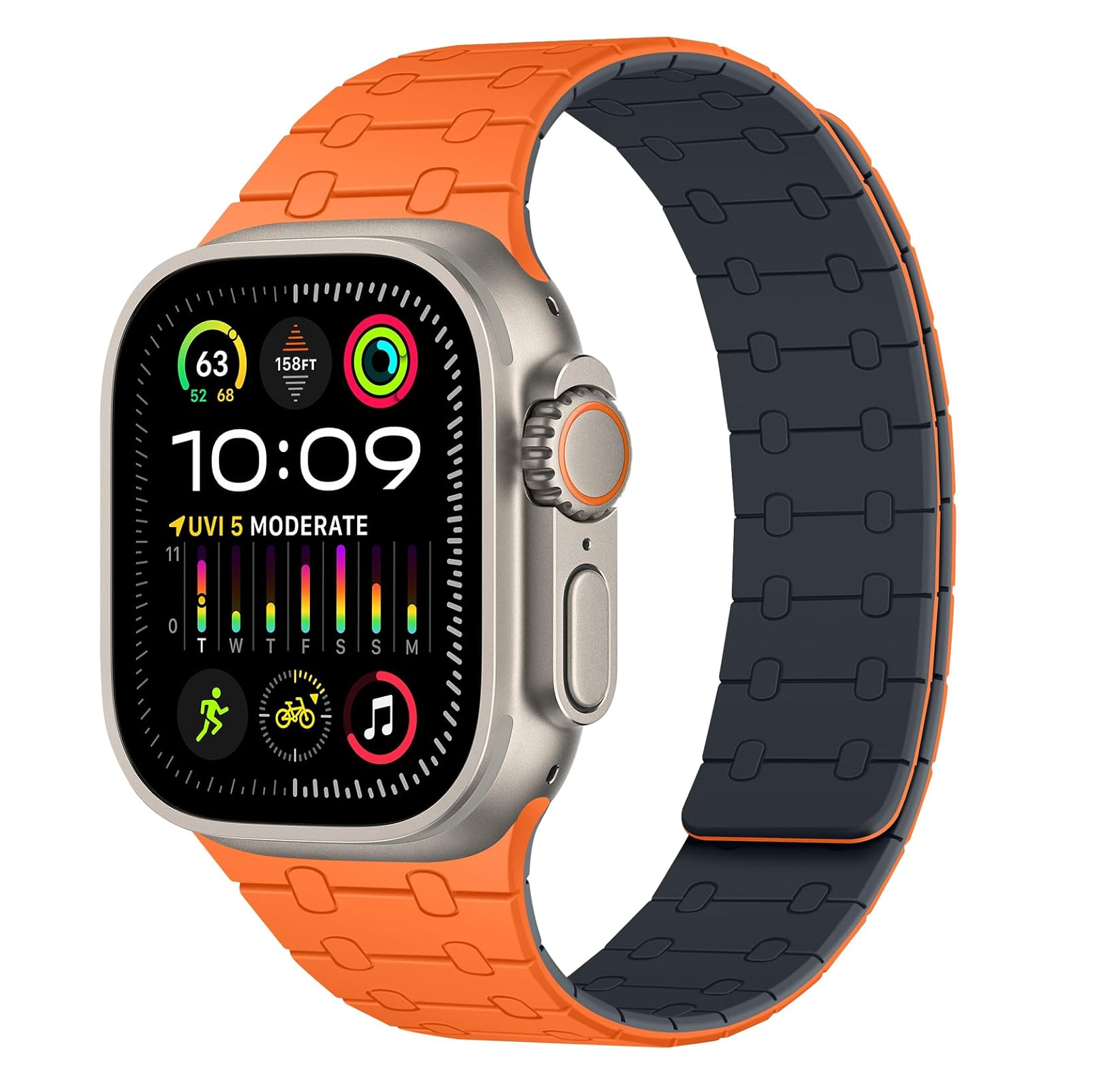 Magnetic Silicone Strap For Apple Watch