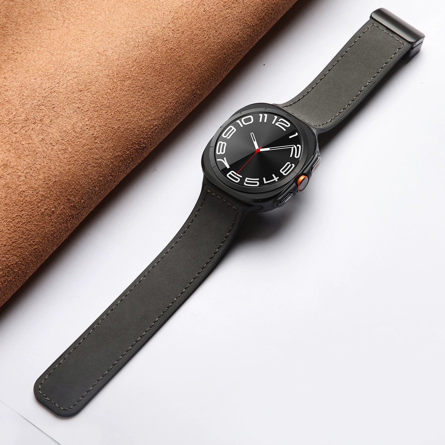 Silicone Magnetic Leather Strap For Samsung Samsung Galaxy Watch