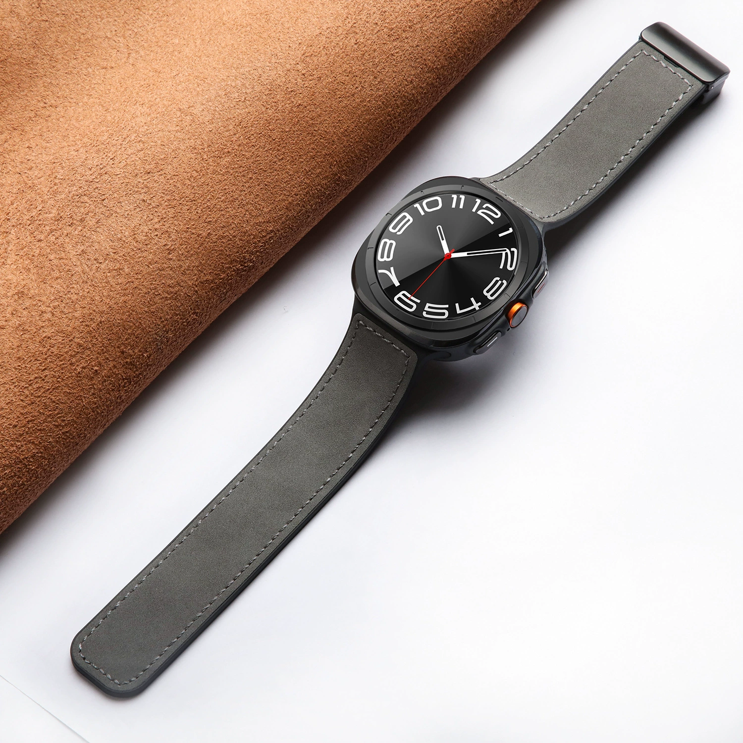 Silicone Magnetic Leather Strap For Samsung Samsung Galaxy Watch