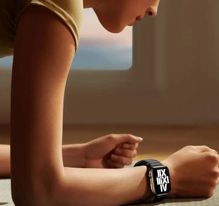 Magnetic Leather Link Band For Apple Watch