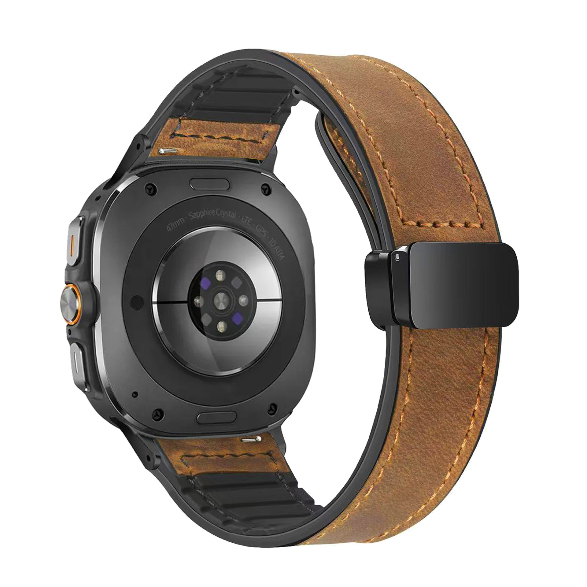 Silicone Magnetic Leather Strap For Samsung Samsung Galaxy Watch