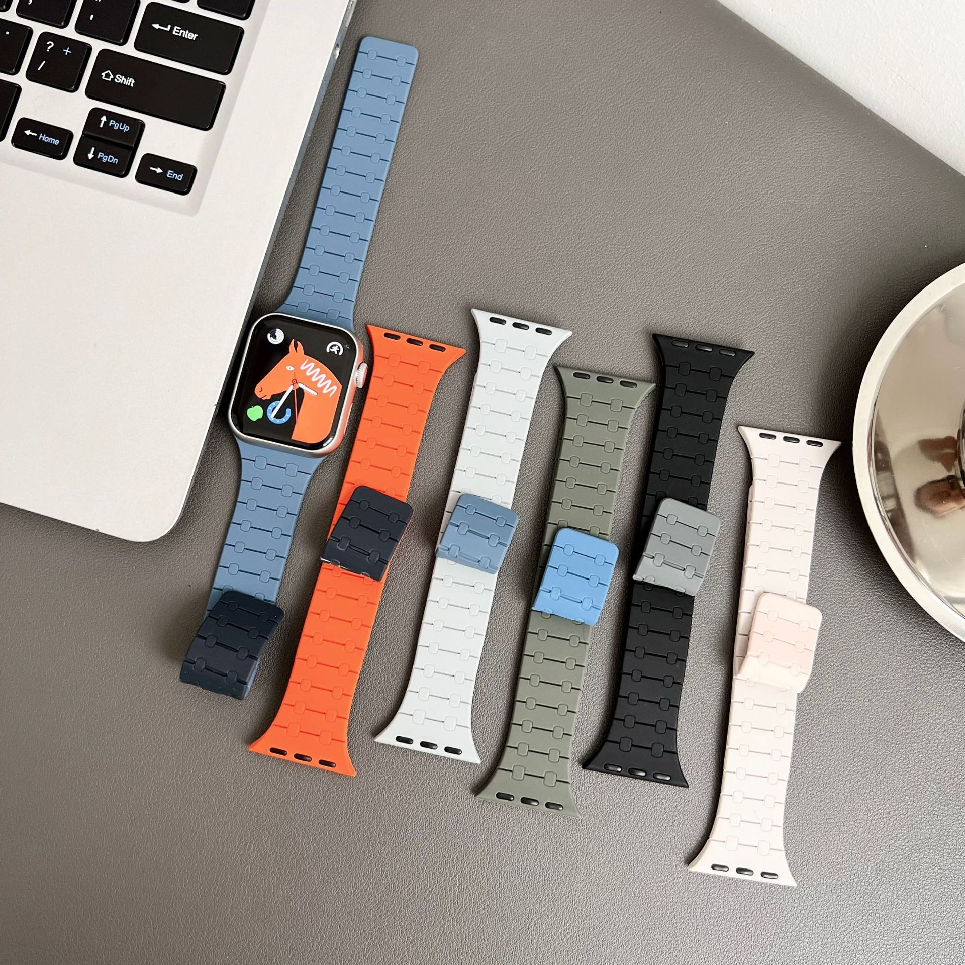 Magnetic Silicone Strap For Apple Watch