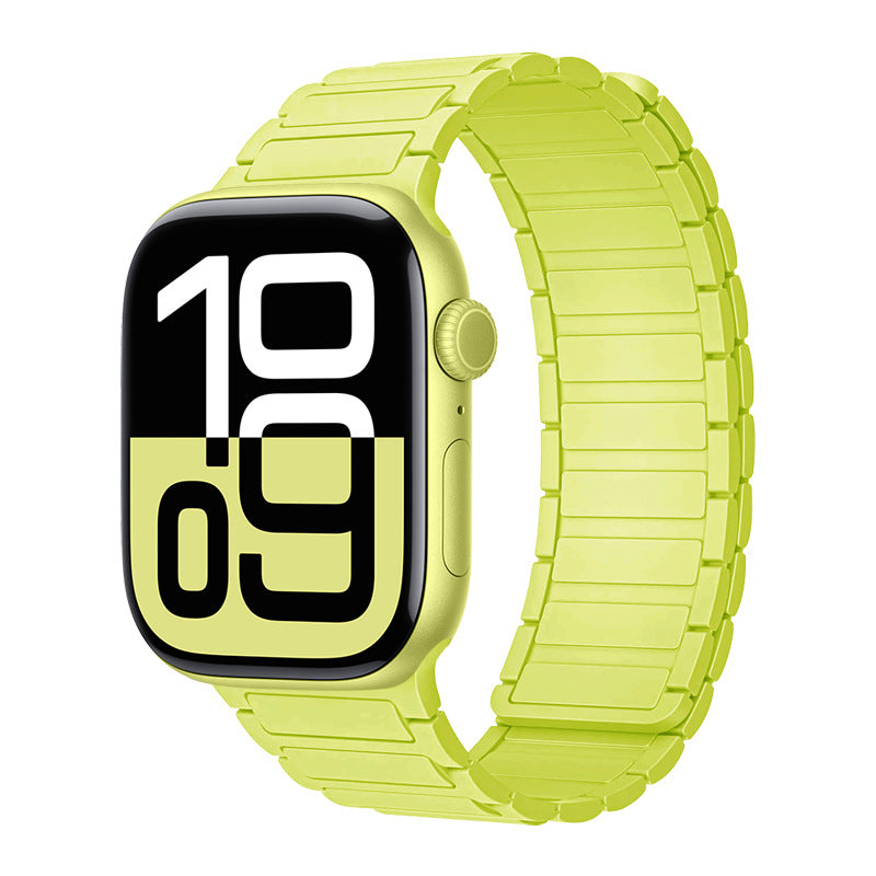 Silicone magnetic loop watch band For Apple Watch