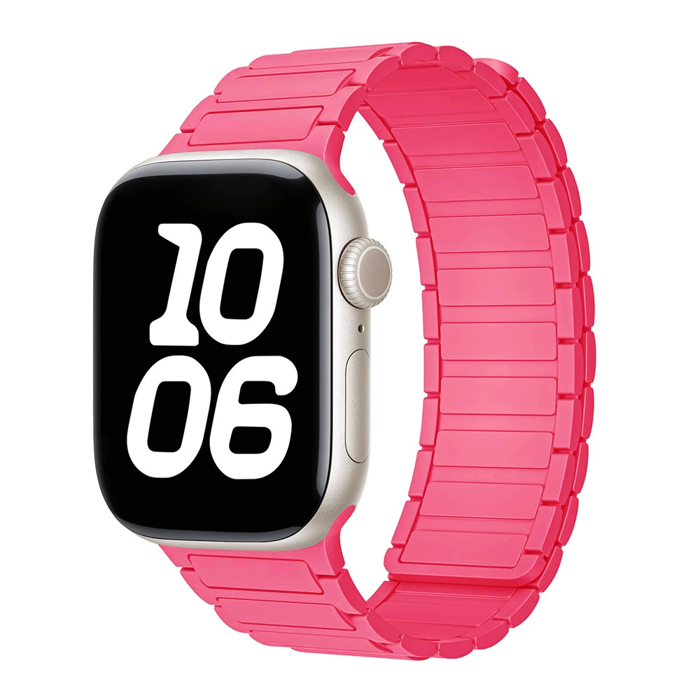 Silicone magnetic loop watch band For Apple Watch