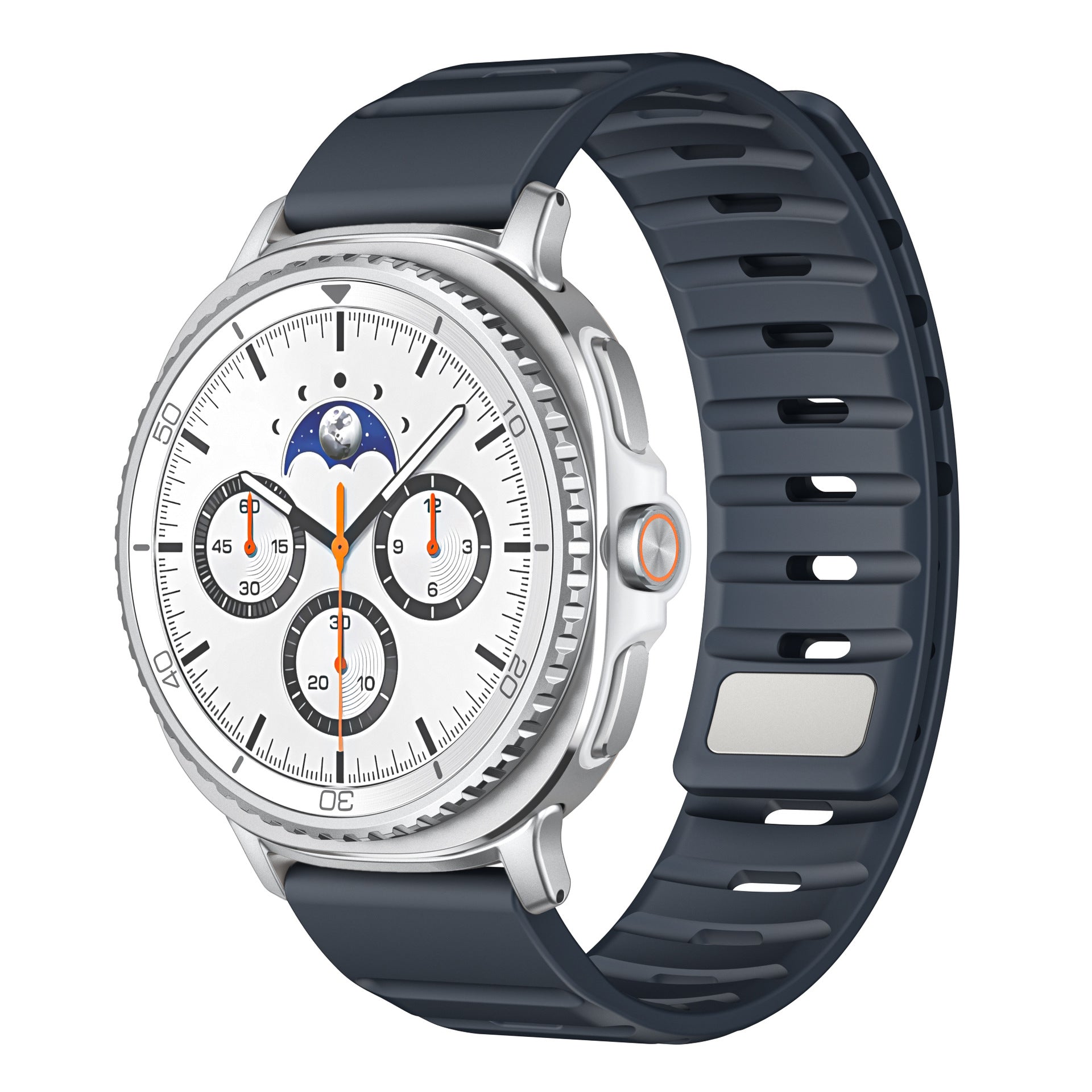 Sport Silicone Magnetic Buckle Watch Strap for Samsung Galaxy Watch 7 Ultra