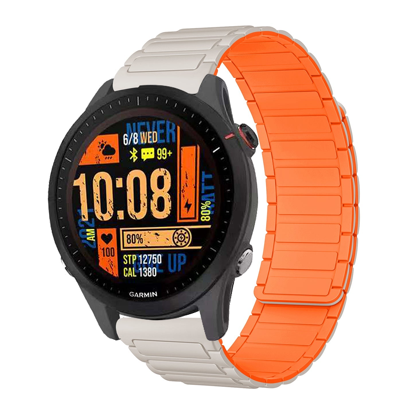 Silicone Magnetic Watch Band For Garmin Venu 3/Venu 2/Forerunner245/255s/255//265