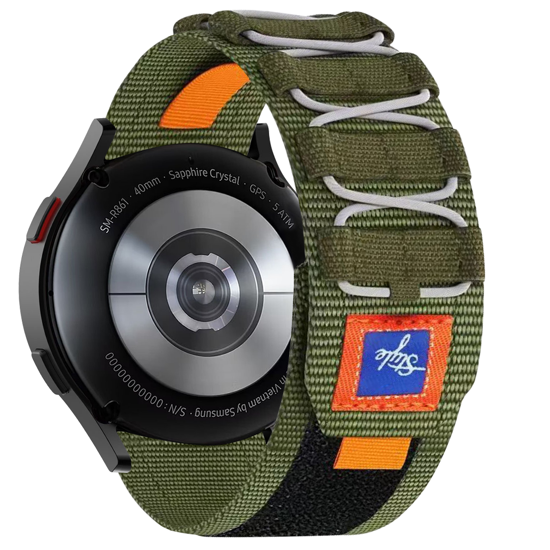 Designer Nylon Woven Band For Samsung Watch Ultra/Watch 8 Classic/7/6/5/4/pro