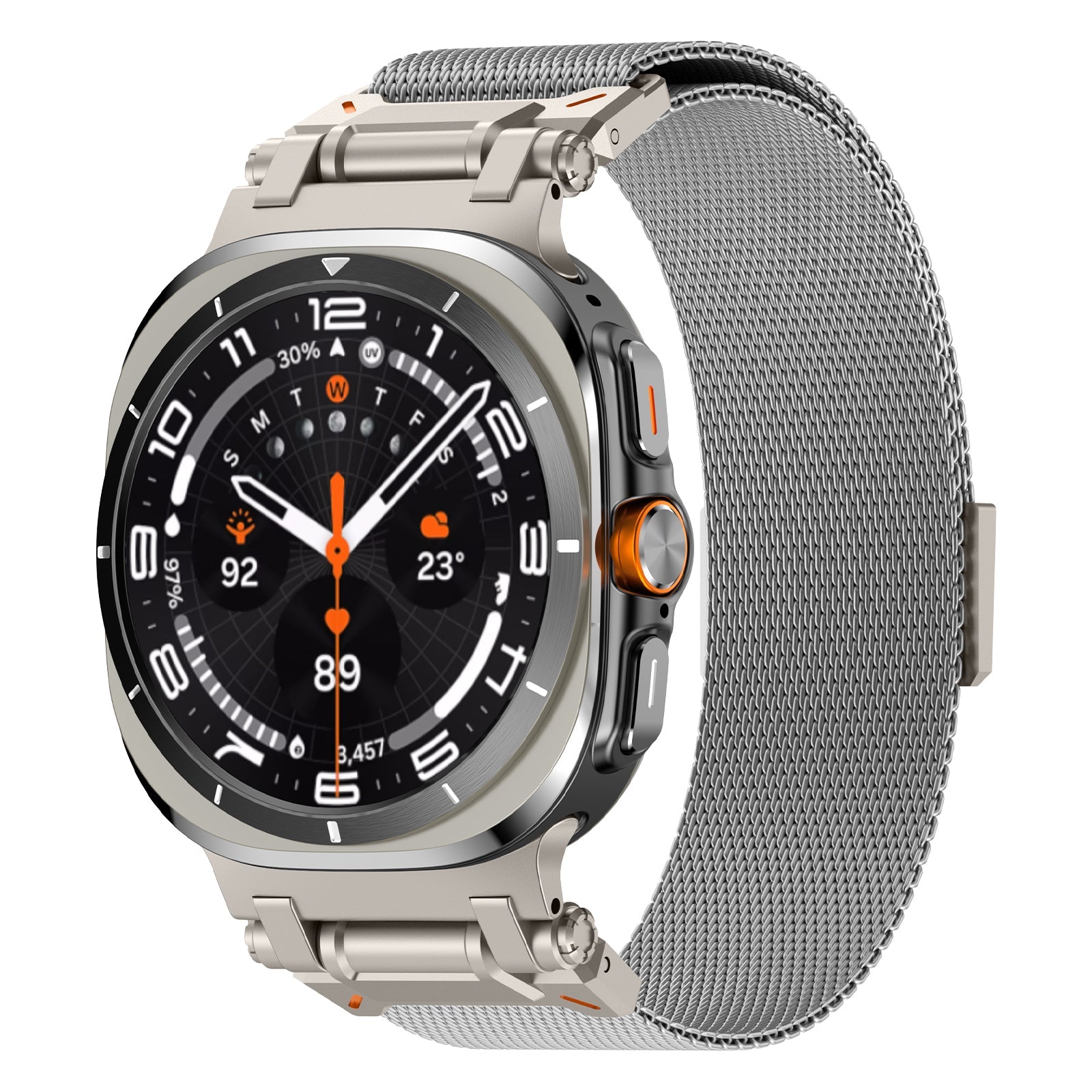 Milanese Loop with Magnetic Clasp Bands For Samsung Galaxy Watch Ultra