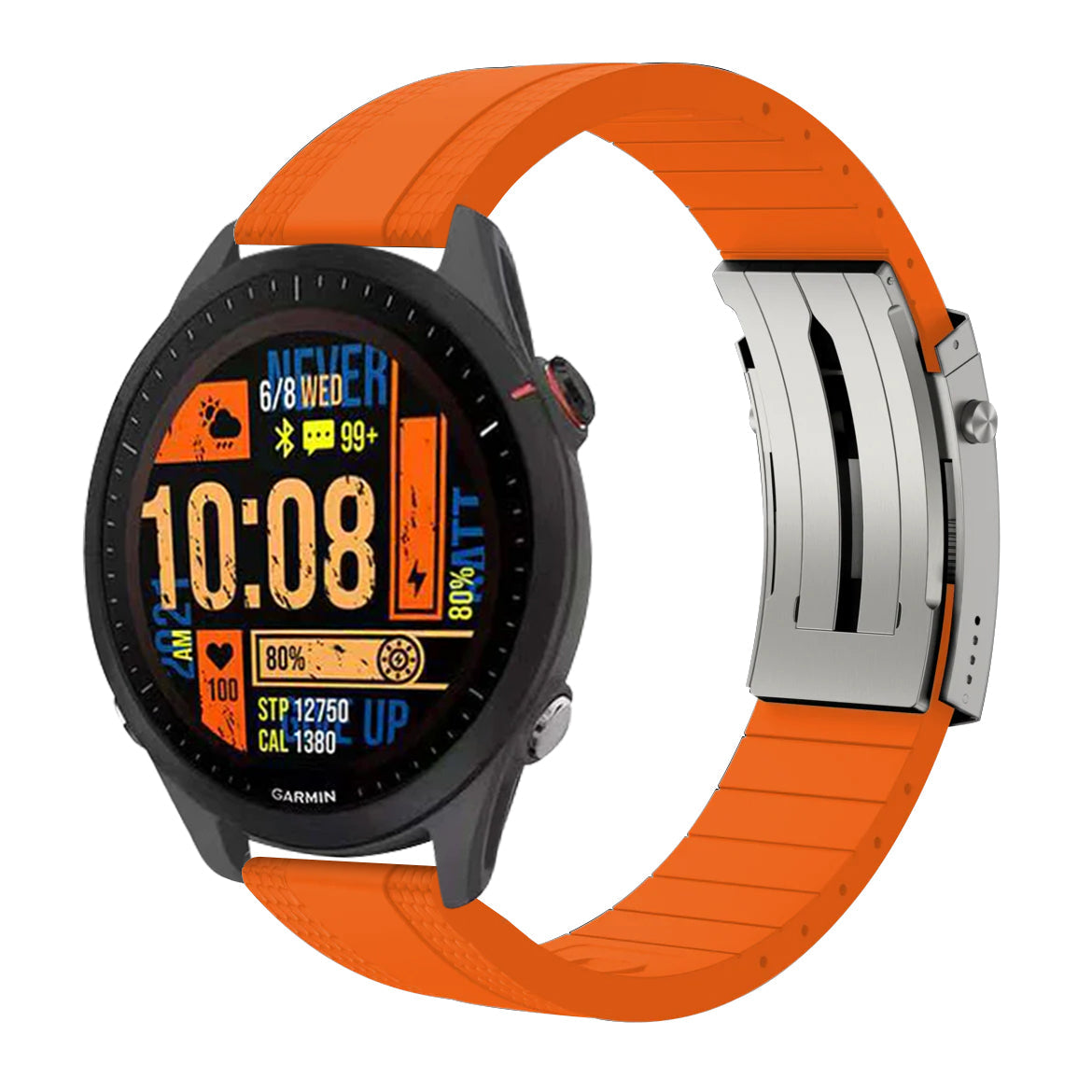 Fluororubber Luxe Band for Garmin Forerunner245/255s/Venu/Venu2