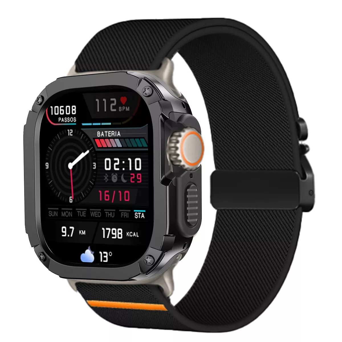 Sport Nylon + Parachute Buckle Strap for Apple Watch