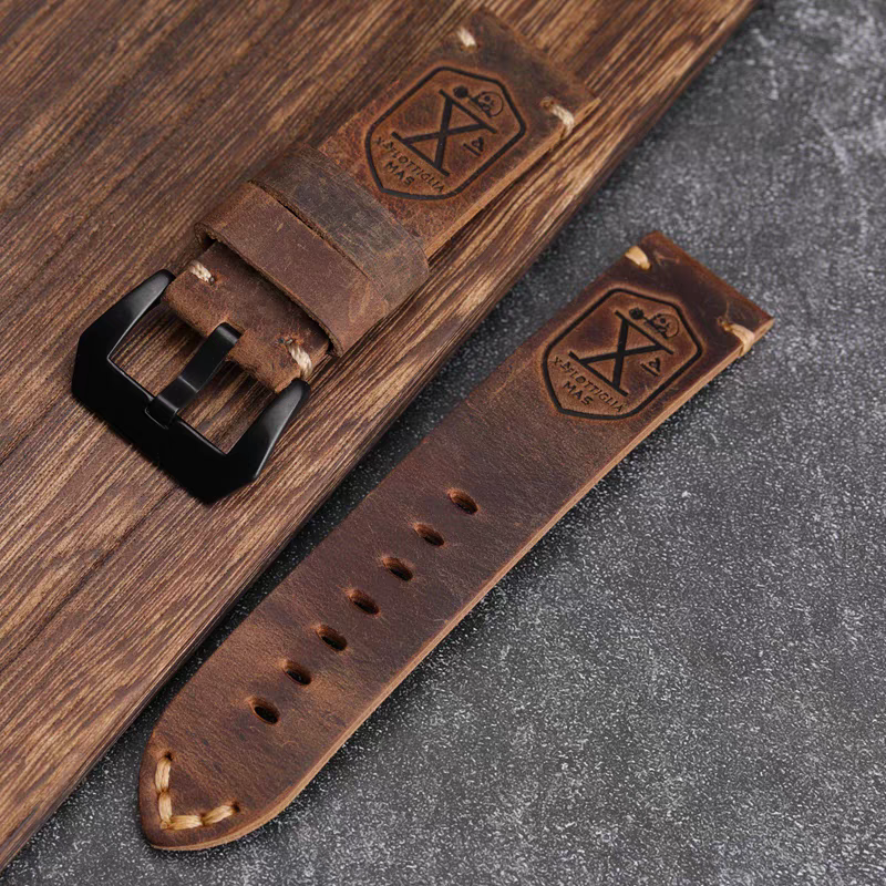 Vintage Leather Band For Samsung Galaxy Watch 8 Classic/Samsung Watch Ultra/ 8 /7/6 /5 Pro/5/4