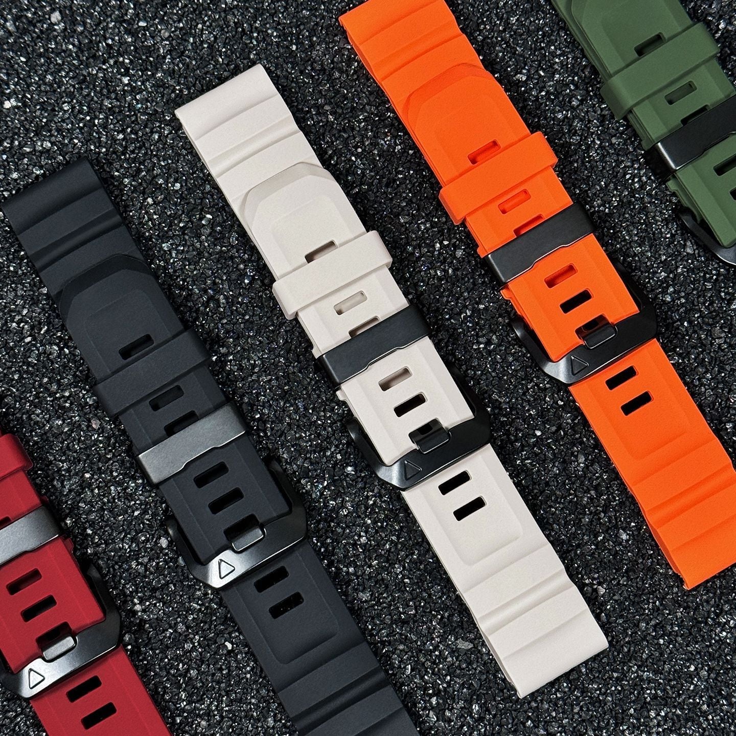 Super Titan Sport Silicone Band For Garmin Fenix 8 7 7X 6