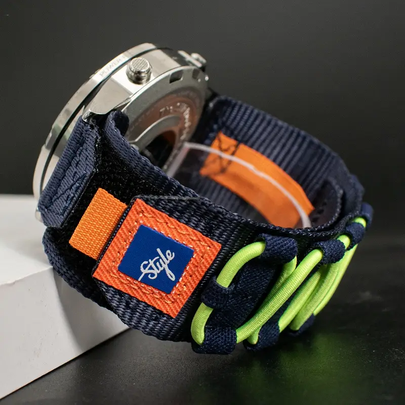 Designer Nylon Woven Band For Garmin-Lengthened Size
