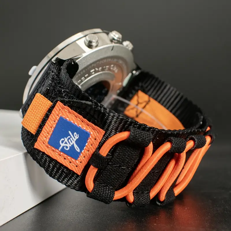 Designer Nylon Woven Band For Garmin-Lengthened Size