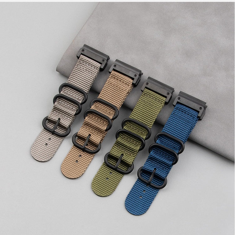 Oval Buckle Design Nylon straps For Garmin