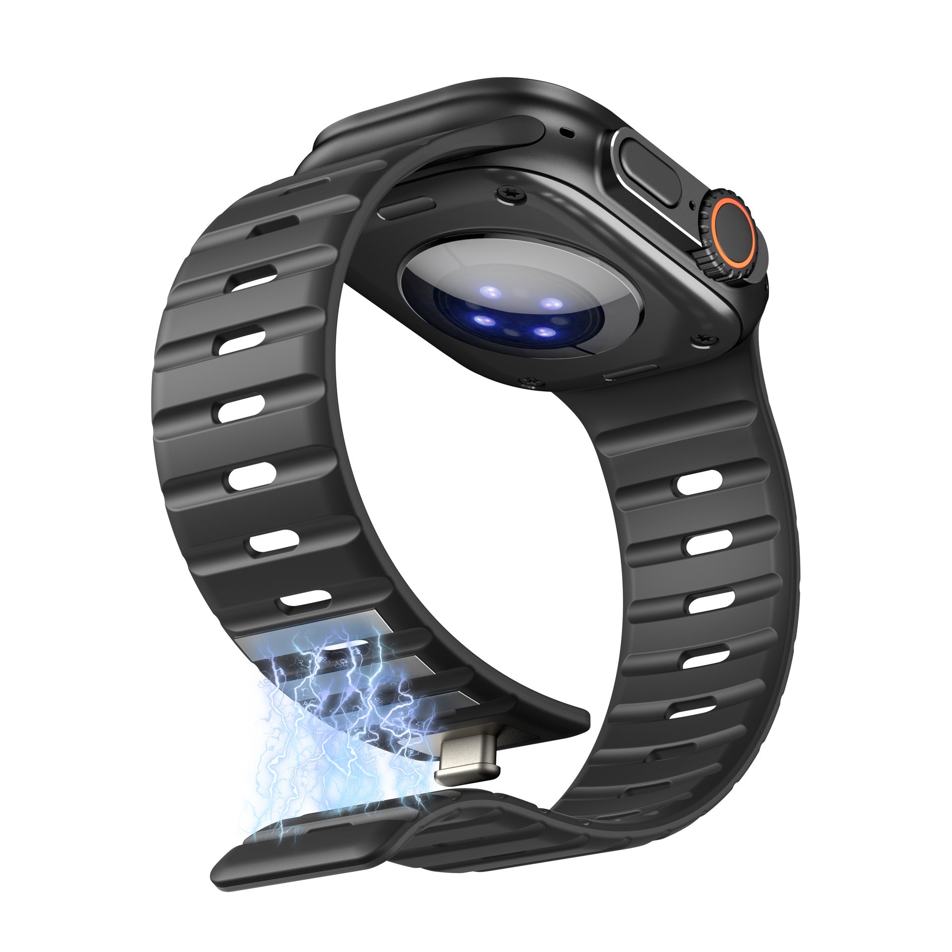 Simple Silicone Magnetic Buckle For Apple Watch