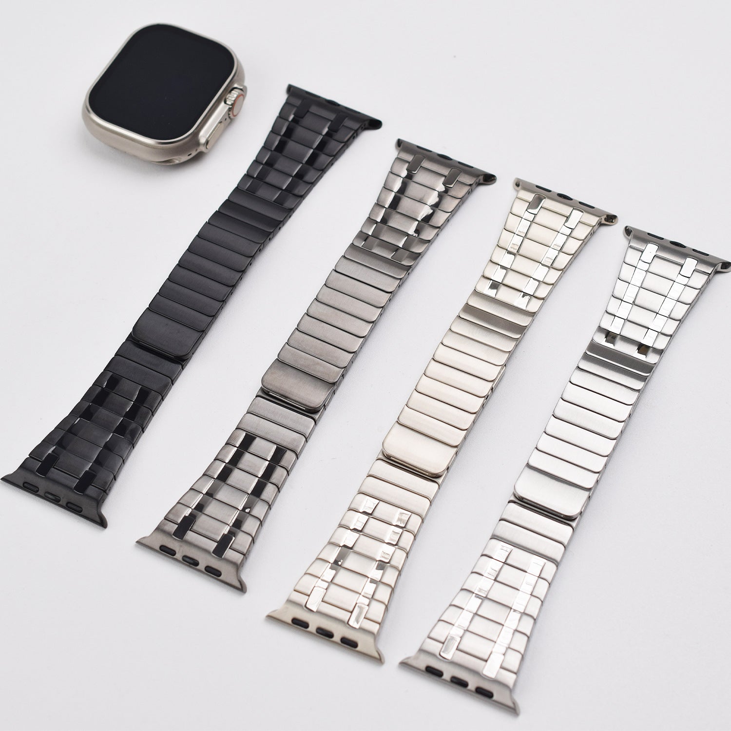 AP Frosted Stainless Steel Magnetic Band For Apple Watch