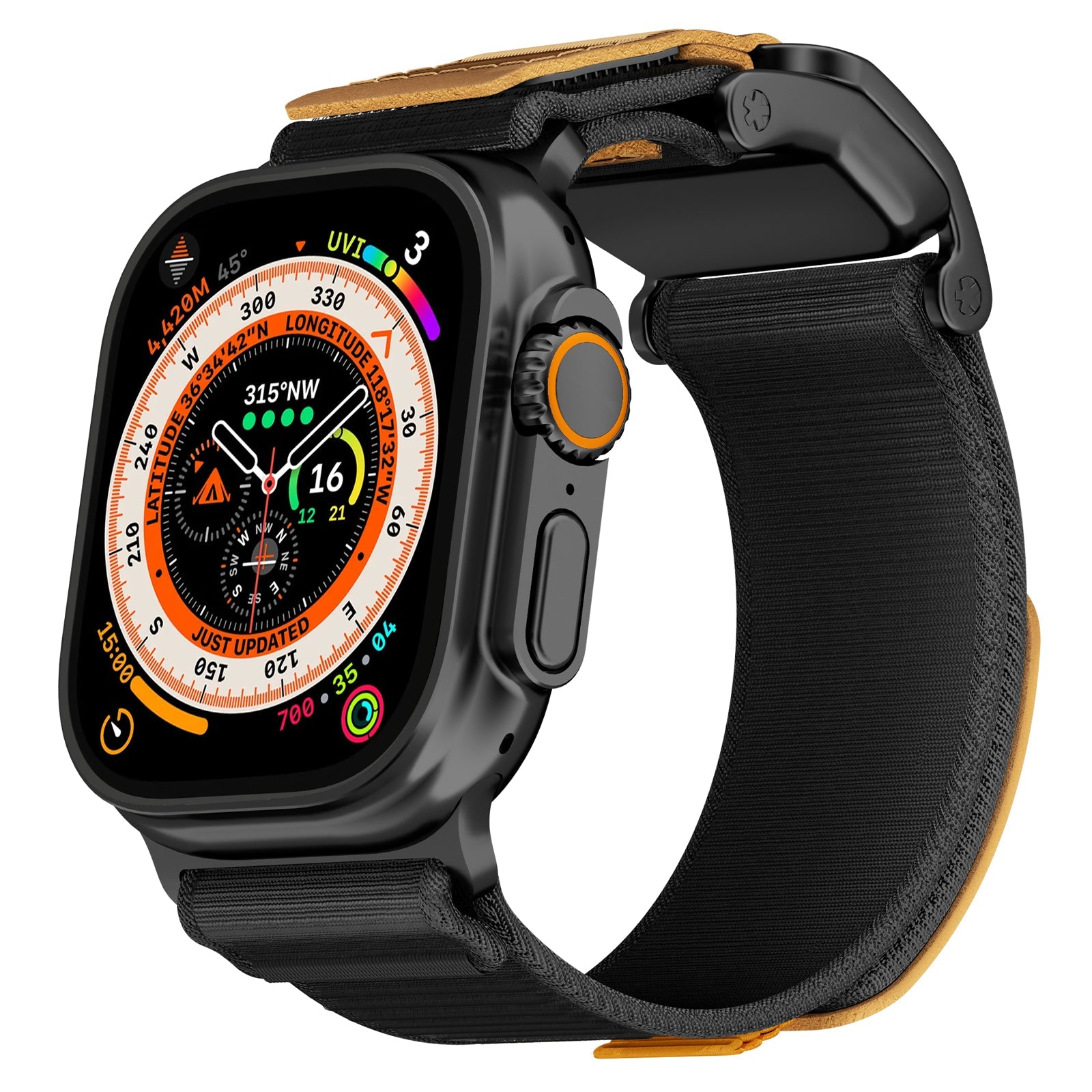 Mag Buckle Nylon Band For Apple Watch