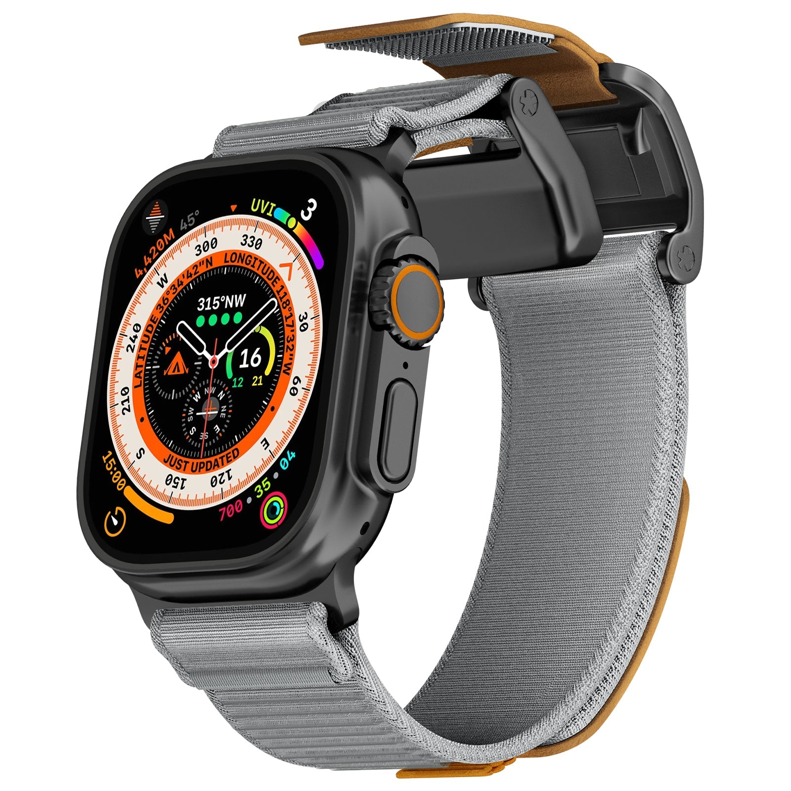 Mag Buckle Nylon Band For Apple Watch