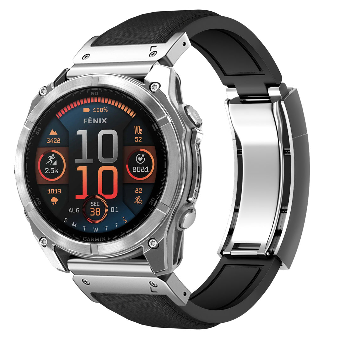 FKM Rubber “R” Buckle Strap For Garmin