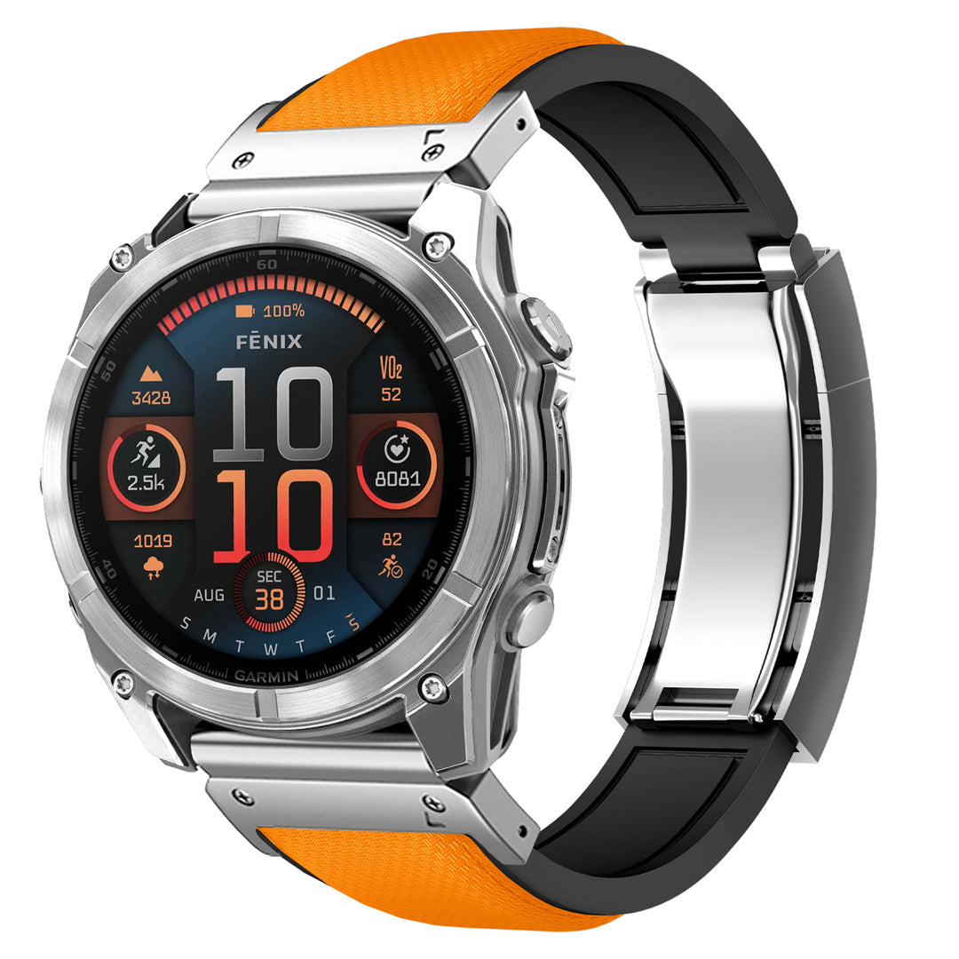 FKM Rubber “R” Buckle Strap For Garmin