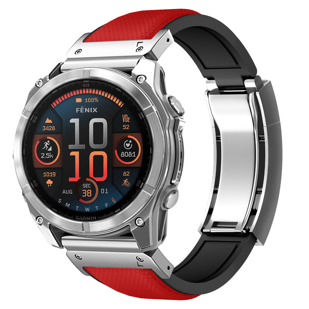 FKM Rubber “R” Buckle Strap For Garmin