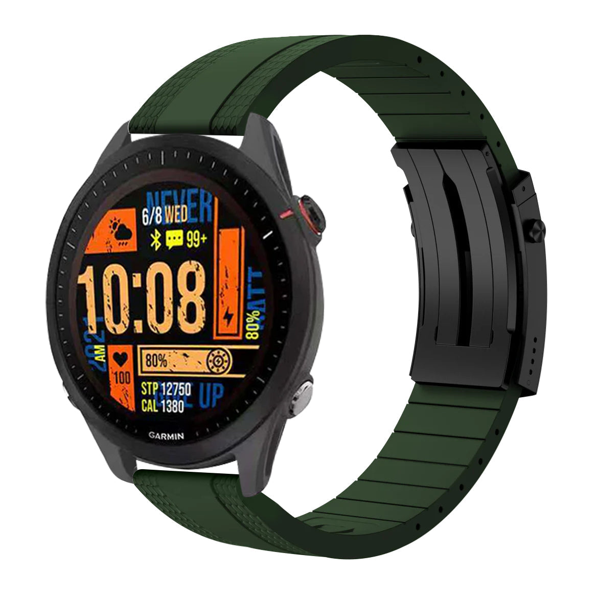 Fluororubber Luxe Band for Garmin Forerunner245/255s/Venu/Venu2