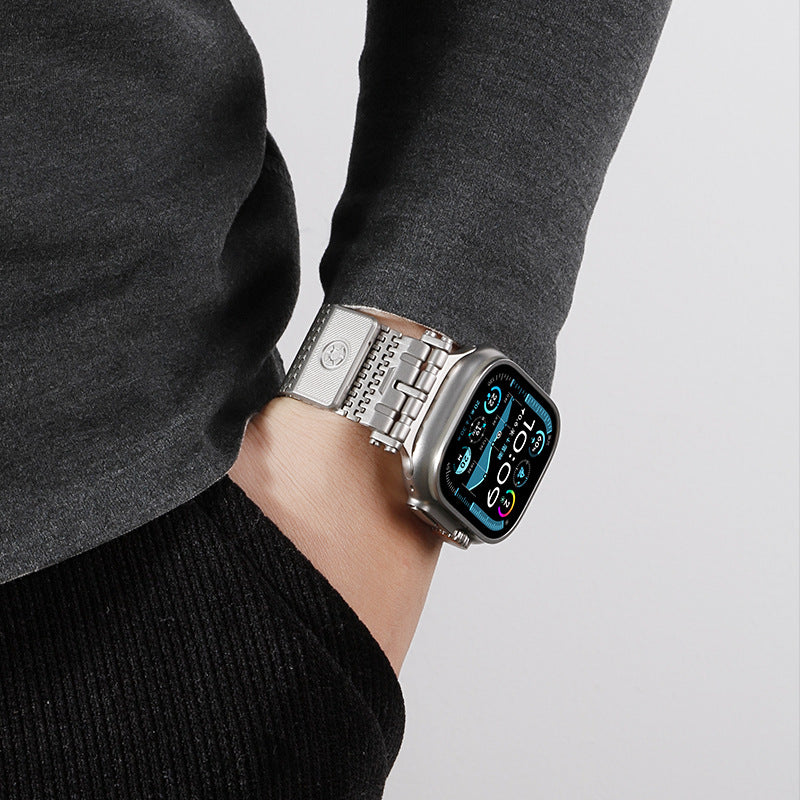 New Pioneer Domino Steel Band For Apple Watch