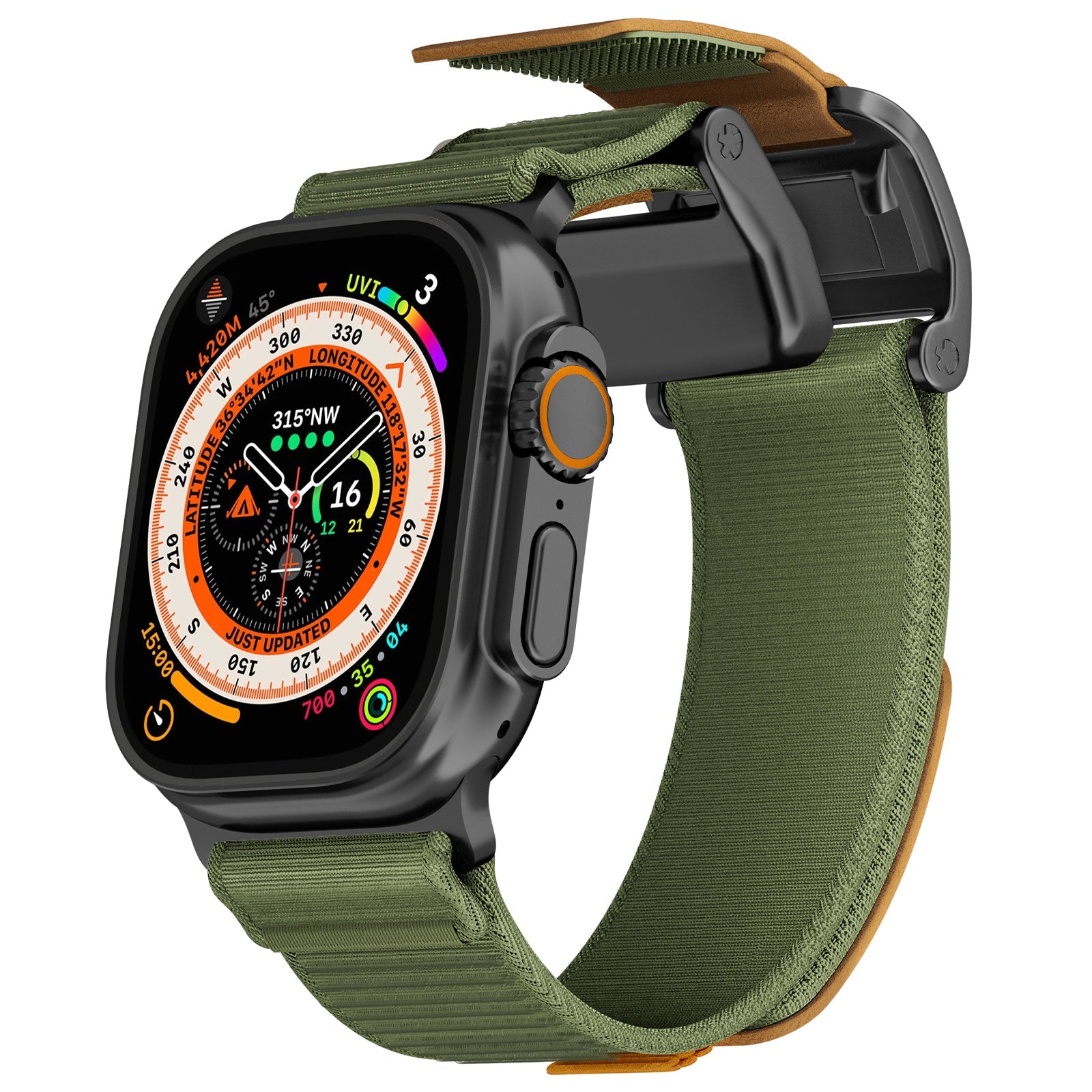 Mag Buckle Nylon Band For Apple Watch